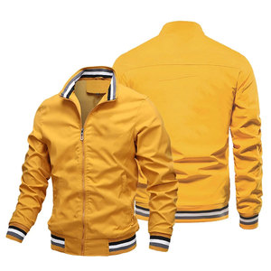 Hiver Haut de gamme Nouvelle mode Logo personnalisé Col montant Veste de baseball en velours côtelé pour hommes Sports de plein air Cyclisme - Product Image 2