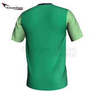 เสื้อฟุตบอลแบบไล่เฉดสีสั่งทำพิเศษสำหรับผู้ชาย ทรงเข้ารูป ดีไซน์ทันสมัยปี 2026 แห้งเร็ว ชุดทีม ผลิตในปากีสถาน - Product Image 3