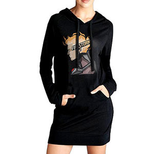 Autumn Casual <b>Long</b> Sleeve Spandex/Cotton Womens Sweater Dress Green Plain Premium Full <b>Long</b> Hoody Streetwear Customizable - Product Image 4