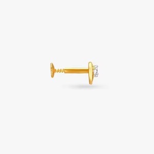 Grace Nose Artistry Venta al por mayor 18K Fine Nose Pin para mujer Joyería minimalista elegante en oro y diamante para Everyday Grace - Product Image 4