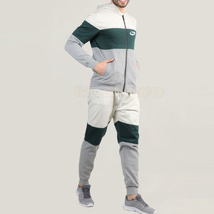Chándales ligeros con cremallera para hombre de algodón 100%, ropa cómoda para correr de talla grande para invierno, cantidad a granel - Product Image 2