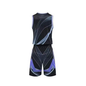 Conjuntos de uniformes de baloncesto reversibles ligeros de alta calidad, camiseta de práctica juvenil transpirable con sublimación superior de talla grande - Product Image 6