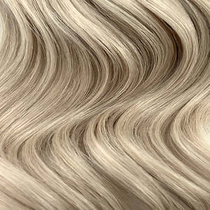 Clip in <b>Hair</b> <b>Extensions</b> 13 Inch <b>Ash</b> <b>Blonde</b> Straight 18A Quality - Product Image 2