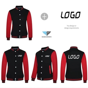 แจ็กเก็ตเบสบอลสำหรับผู้ชายเสื้อแจ็กเก็ตกันหนาวแบบลำลองปกตั้งมีหลายสี - Product Image 6