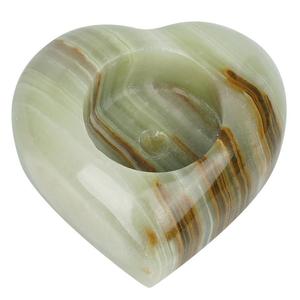 Creative heart-shaped Marble Candle Holders craft for decoration - Product Image 1