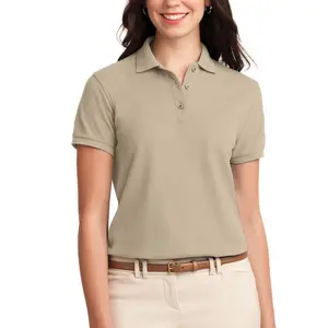 Hot Sale Personalized Women's Short Sleeves Summer Season Ladies Casual Wear In Stock Golf Polo T-Shirts Supplier