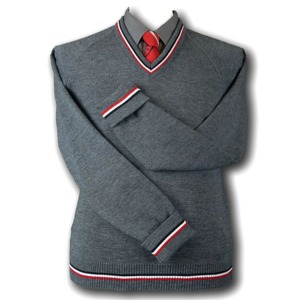 Pulls en tricot pour enfants OEM, vente en gros, logo personnalisé, uniforme, manches papillon, bouton, fabricant direct d'usine, chaud pour l'hiver - Product Image 1