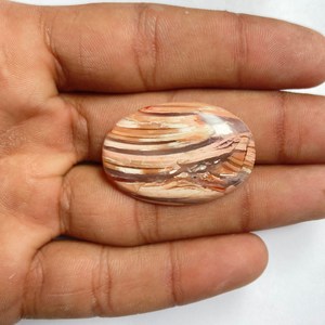 Cabujón de Rodocrosita Roja Ovalada 100% Natural de Alta Calidad para Joyería, Venta al por Mayor OEM - Product Image 2