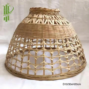 Abat-jour tricoté à la main artisanat en bambou durable de l'usine de rotin au Viet Nam - Product Image 2