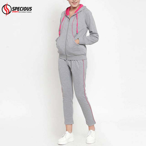 Fournisseur direct d'usine, haut de survêtement pour femme, style streetwear, 100% coton, écologique, réversible, respirant, séchage rapide, élastique - Product Image 2