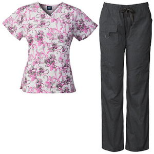 Uniforme Médico Estampado por Sublimación, Conjunto de Uniforme Quirúrgico para Mujer, Uniformes Médicos Suaves y Elásticos para Enfermería, Servicio de Salud, Uniformes de Hospital de Verano - Product Image 4