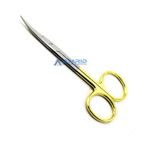กรรไกรผ่าตัด TC IRIS ไมโครทังสเตนคาร์ไบด์แบบตรงได้รับการรับรอง CE GH-389-893การผ่าตัด amrid คลาส I คู่มือทันตกรรม - Product Image 1