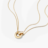 Collar de eslabones chapado en oro Vermeil de 14K y 18K con patrón de cruz moderno, cadenas de serpiente, Figaro y Box, 100% estilo religioso - Product Image 3