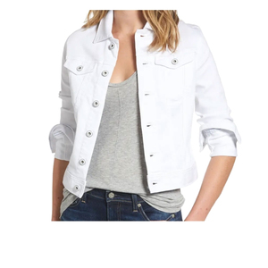Chaqueta Vaquera Índigo Personalizada OEM para Mujer, Chaqueta Moderna de Alta Calidad, Elegante, Informal, a la Moda y Urbana - Product Image 5