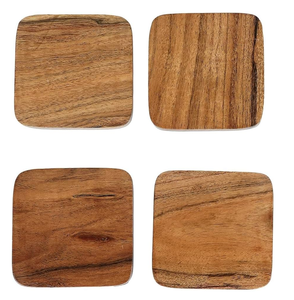 Wood <b>Coaster</b> Wholesale Factory Top Rustic Wooden <b>Coaster</b> Stylish <b>Drink</b> <b>Coasters</b> for Home Decoration - Product Image 5