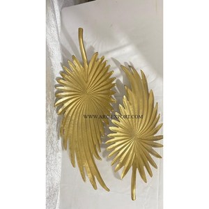 Bandeja de Metal elegante y duradera con diseño de hojas, perfecta para servir bebidas, aperitivos y Decoración elegante, bandeja hecha a mano de mesa - Product Image 5