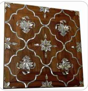 Modern Regal Acrylic Decorative <b>Box</b> with Hand Inlaid Mother of Pearl <b>Wooden</b> <b>Lid</b> for Eid Chocolates Wedding Favors Festive Events - Product Image 1