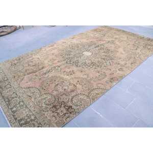 Tapis de 6,7 x 12,5 pieds, tapis turc vintage, tapis persan brun - Product Image 2