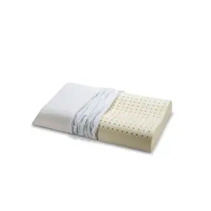 Best Comfort Light Blue Latex Pillow - Ultra-Soft Hue & Ergonomic Support - Supports Natural Sleep Posture Every Night