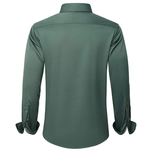 Nouvel arrivage de chemises formelles grande taille pour hommes conception personnalisée couleur douce coupe ajustée confortable chemises formelles pour hommes de BD - Product Image 2