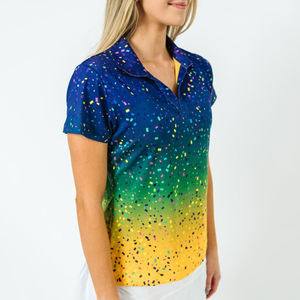 Camiseta de golf de poliéster personalizada para hombre y mujer, camiseta de secado rápido para Polo, Camiseta deportiva sólida con logotipo bordado estampado - Product Image 4