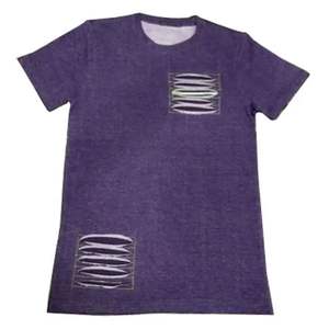 Camisetas ligeras de angustia para hombre Logotipo personalizado Color sólido Punto Transpirable Secado rápido Ecológico Durable - Product Image 2