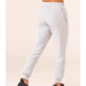 Custom Logo Heavyweight Cotton Fleece Sweatpants for <b>Men</b> Breathable High Waist <b>Jogger</b> Pant Casual Fitness Running Gym Fabric - Product Image 3