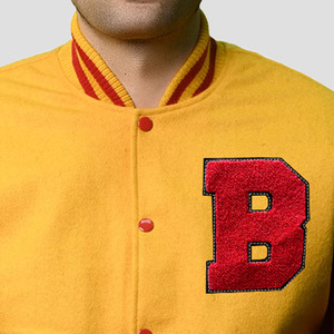 Logotipo personalizado y diseño de los hombres de lana genuina de los hombres Letterman Varsity Jacket bordado College Baseball Bomber chaqueta de invierno para los hombres - Product Image 4