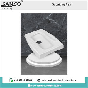 Design moderne, articles sanitaires en céramique blanche, poêle à squat style indien d'excellente qualité, prix compétitif, véritable exportateur - Product Image 2