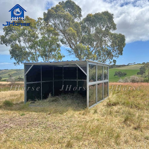 Portable bas prix taille personnalisée plastique bois temporaire cheval boîtes de décrochage stables <span class=keywords><strong>abri</strong></span> pour <span class=keywords><strong>chevaux</strong></span> - Product Image 2