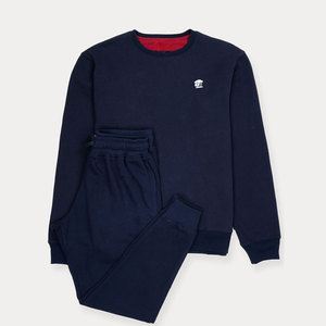 Conjunto Deportivo de Algodón Grueso para Hombre, Estilo Urbano de Invierno, Personalizado por Ludanza Industries, Pantalones hasta el Tobillo - Product Image 3