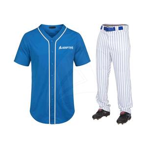 Uniforme de béisbol personalizado para hombre, uniforme de béisbol personalizado al aire libre, venta al por mayor - Product Image 6