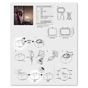 Luce notturna per bambini RGB Nightlux per TV touch (Ledvance 4058075602137) - Product Image 4