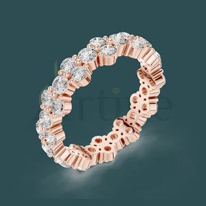 Anillos chapados en oro de 18K, joyería de moda elegante - Product Image 1