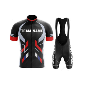 Ensemble de maillots de vélo de course pour hommes nouveauté uniformes de cyclisme coupe-vent à séchage rapide en polyester personnalisable OEM - Product Image 3