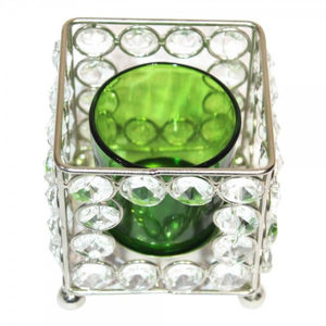 Luxury Round Shape Votives Holder Crystal and Metal <b>Votive</b> Stand Elegant for Weddings Events Decorative <b>Candle</b> Holder Supplies - Product Image 1