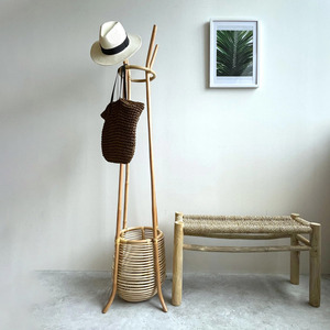 Perchero de ratán para ropa, soporte de madera para zapatos, el mejor fabricante, precio de Vietnam - Product Image 3