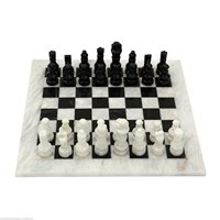 Table d'échecs en marbre avec plateau poli, design traditionnel, mobilier d'intérieur pour chambre à coucher, salon ou usage extérieur