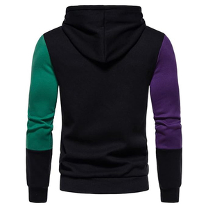 เสื้อสเวตเตอร์แขนยาวแบบสวมหัวสำหรับผู้ชายเสื้อมีฮู้ดแฟชั่นผ้าฟลีซเนื้อนุ่มพร้อมเชือกรูดและซิปกระเป๋าแบบ Kange - Product Image 3