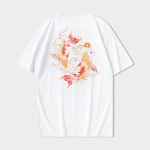 เสื้อยืดปักลายสำหรับผู้ชายเสื้อยืดผ้าฝ้ายแห้งเร็วสำหรับนักธุรกิจ100% - Product Image 5
