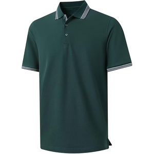 เสื้อโปโลผู้ชายเสื้อโปโลแขนสั้นพิมพ์ลายแห้งเสื้อโปโลกอล์ฟ - Product Image 6