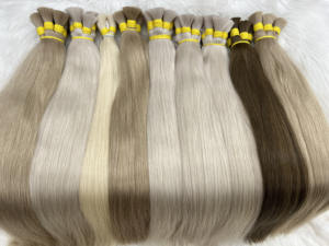 100% Cuticle Aligned Remy Human Hair Full <b>Palettes</b> Virgin Hair Colored - Product Image 3