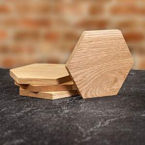 Dessous de verre en bois fait main de qualité supérieure pour Table à manger thé tasse à café maison cuisine bureau décor - Product Image 2