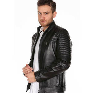 Most Popular Quality Custom Men <b>Leather</b> <b>Jacket</b> Pakistan Made Handmade Top Quality Motorbike Custom <b>Real</b> <b>Leather</b> <b>Jackets</b> for Men - Product Image 3