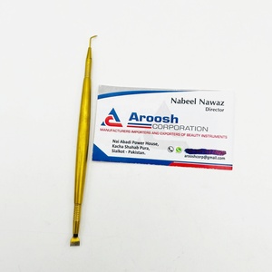 Wholesale Private Label Stainless Steel Gold Eyelash Lifting Tools <b>Lash</b> <b>Separator</b>, Eyelashes Extensions Tool for Beauty Salon - Product Image 2