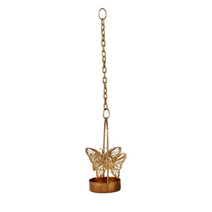 Hanging <b>Butterfly</b> Metal Tea <b>Light</b> Holder Elegant and Whimsical Design <b>Butterfly</b>-Inspired Hanging Tea <b>Light</b> Holder - Product Image 2