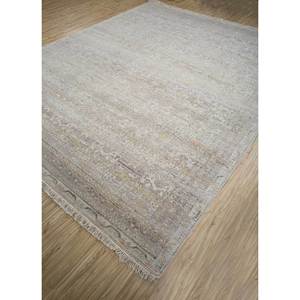 Alfombras de Lana Afgana Viscaya Ivory Anudadas a Mano, 10 mm de Grosor, Estilo Tabriz, Patrón Rectangular con Medallón para Sala de Estar y Dormitorio - EA-3105 - Product Image 2