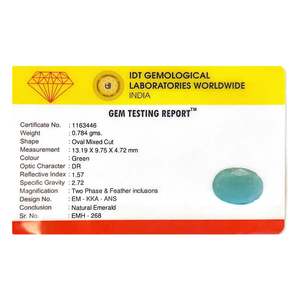 Gema de Diamante Verde Corte Esmeralda Natural de 3.92 Quilates con Certificado IGI, Creada y Pulida en Laboratorio para Joyería - Product Image 4