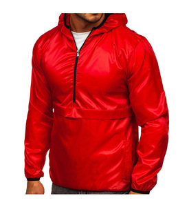 2025 nuevo diseño elegante chaqueta de lluvia de talla grande para hombre cortavientos impermeable para otoño al aire libre transpirable - Product Image 5