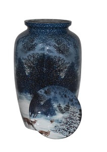 Urna de cremación de aluminio altamente pulido para cenizas al por mayor del fabricante indio para ocasiones conmemorativas - Product Image 4